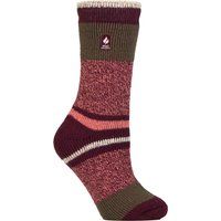 Thermo-Wintersocken mit gemischten Streifen