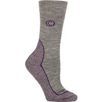 Gepolsterte Wollmisch-Wandersocken