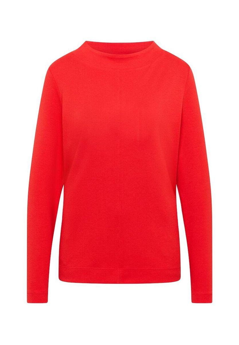 Modernes Langarmshirt mit Trichterkragen