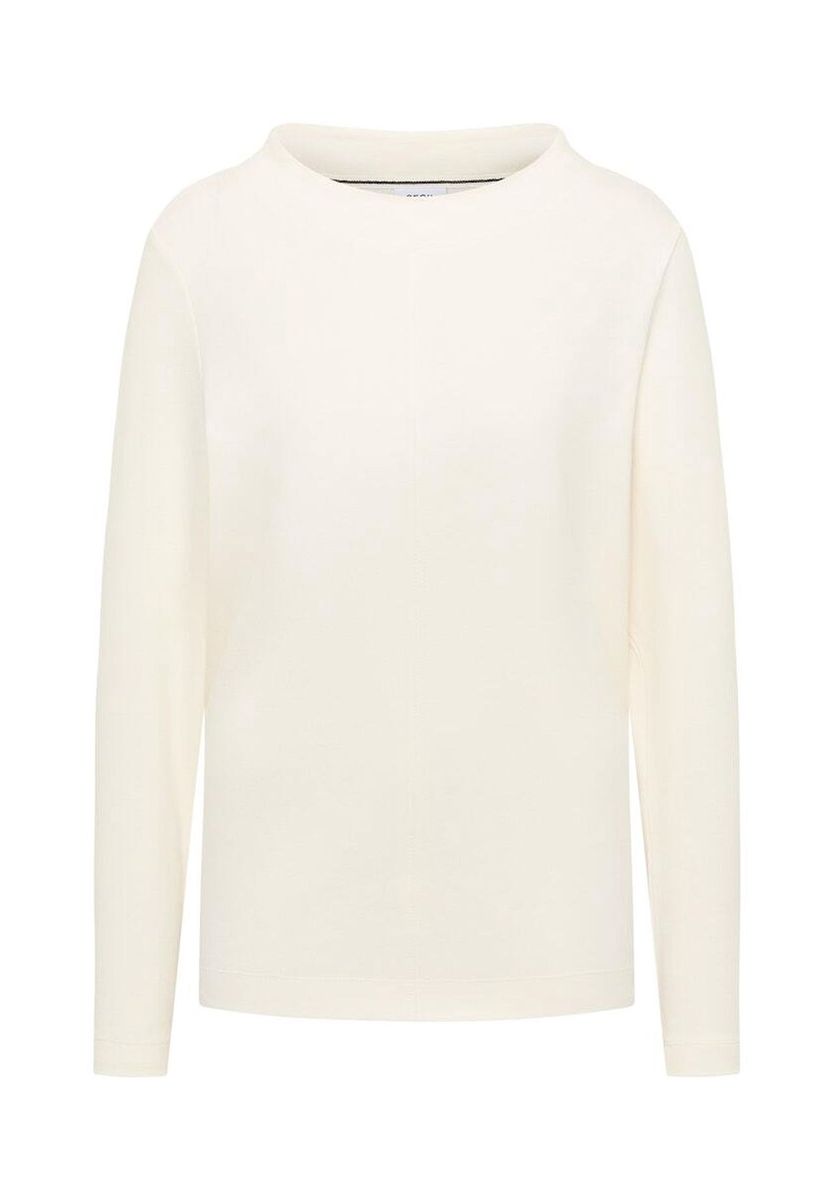 Minimalistisches Langarmshirt mit Stehkragen