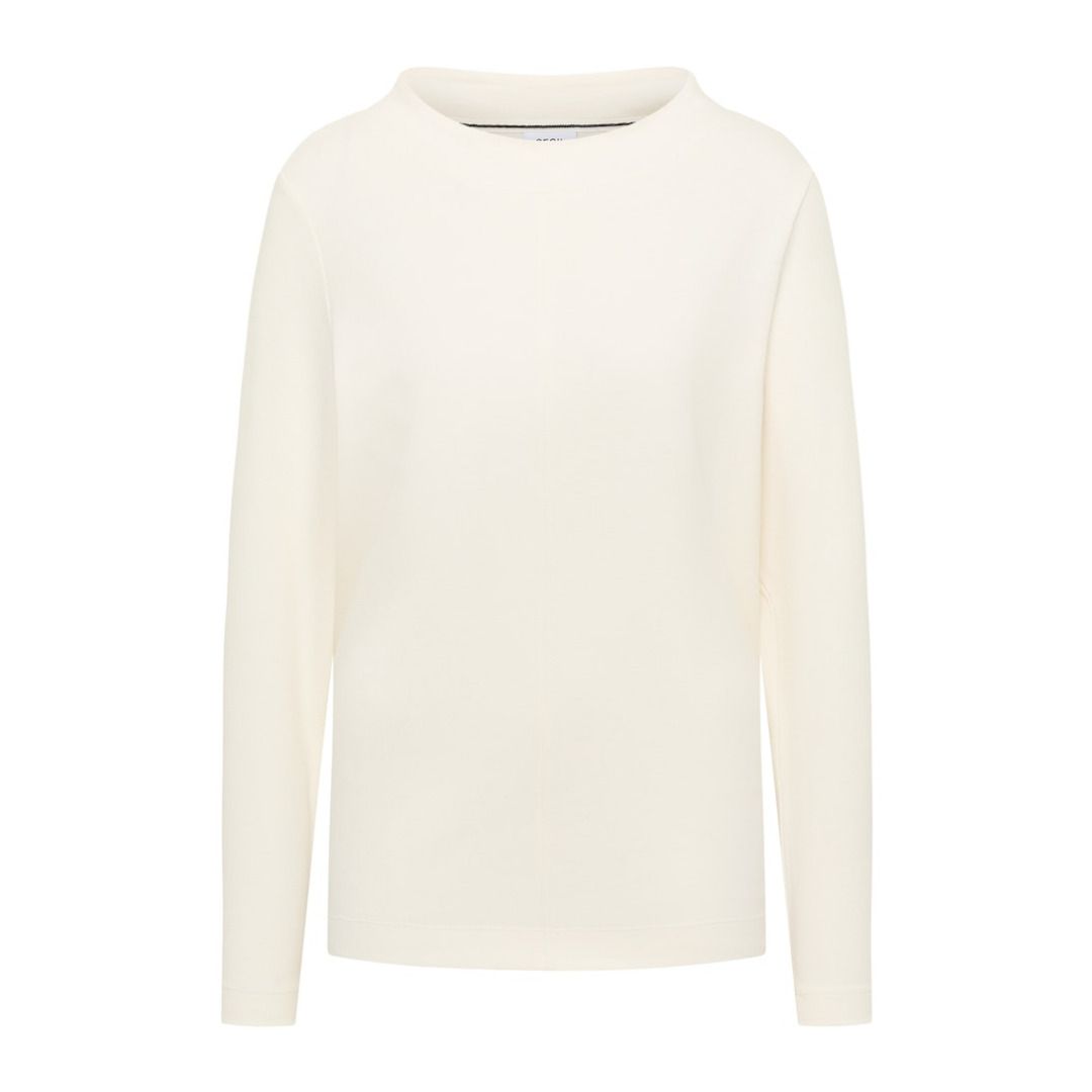 Minimalistisches Langarmshirt mit Stehkragen