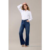 Weit geschnittene High-Waist Jeans