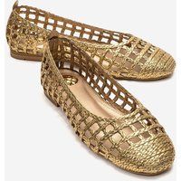 Elegante Flache Schuhe im Cage-Design