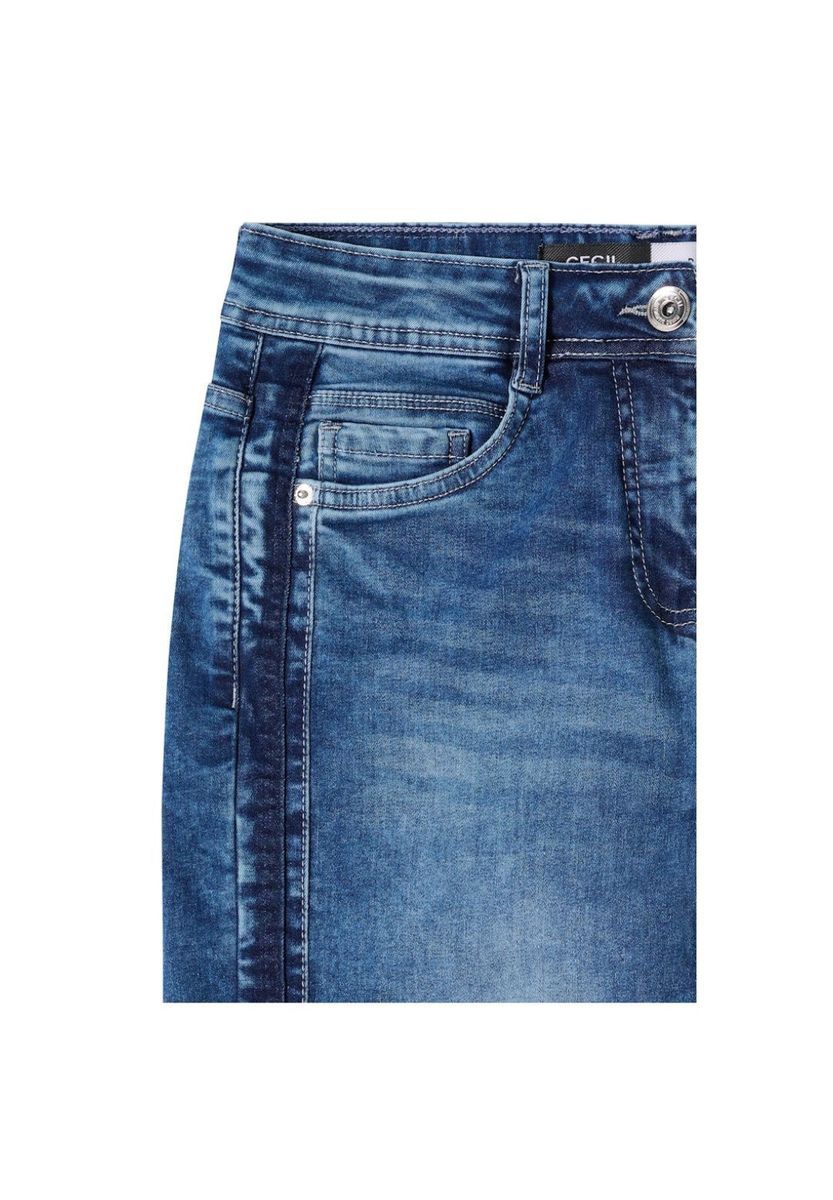 Weite Hose High-Waist Jeans