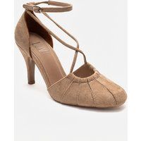Stiletto-Pumps mit überkreuzten Riemchen