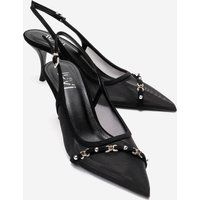 Stiletto-Pumps mit Mesh-Details