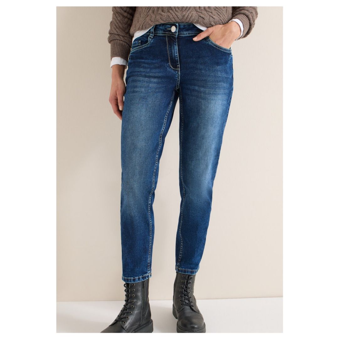 Klassische Slim Fit Denim Jeans