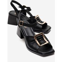 Elegante Blockabsatz-Sandalen mit Schnalle