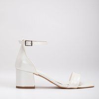 Minimalistische Sandalen mit Blockabsatz