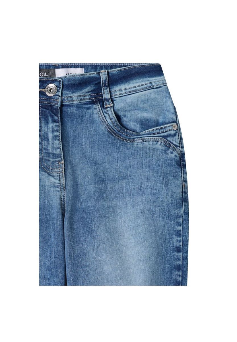 Lässige Straight-Leg Denim Hose