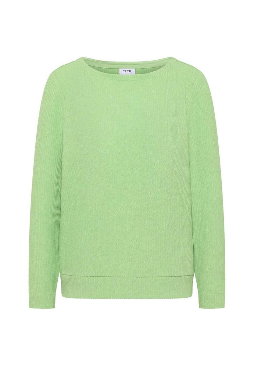 Langarmshirt mit Strukturstrick