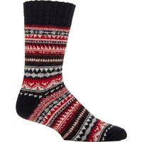 Fair-Isle-Strick Wandersocken aus Wollmischung