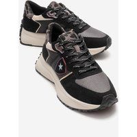 Moderner Chunky-Sneaker mit Leoparden-Details