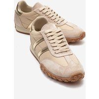 Retro-Sneaker mit Metallic-Akzenten