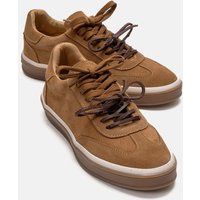 Minimalistische Low-Top Wildleder-Sneaker