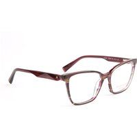 Elegante rechteckige Acetat-Brille