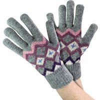 Kuschelige Fairisle Wollmix-Handschuhe