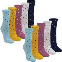 Verspielte Polka-Dot-Baumwollsocken