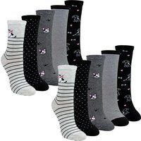Charmante Socken mit Hundemotiven