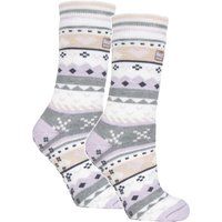 Thermosocken mit Norwegermuster
