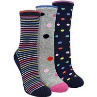 Verspielte Baumwollsocken mit Muster