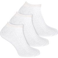 Gerippte Baumwoll-Sneakersocken