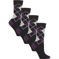 Leichte Argyle Thermosocken