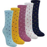 Weiche Polka-Dot-Socken aus Baumwolle