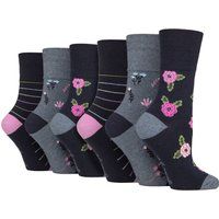 Gemusterte venenfreundliche Baumwollsocken