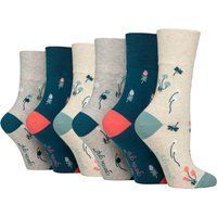 Jacquard-Socken mit Komfortbund