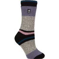 Gestreifte Hochleistungs-Thermosocken für Winter
