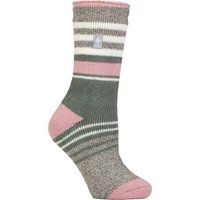 Gestreifte Thermo-Wintersocken