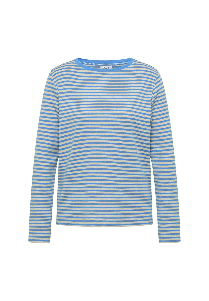 Klassisches gestreiftes Langarmshirt