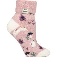 Thermische Loungesocken mit Umschlagbund