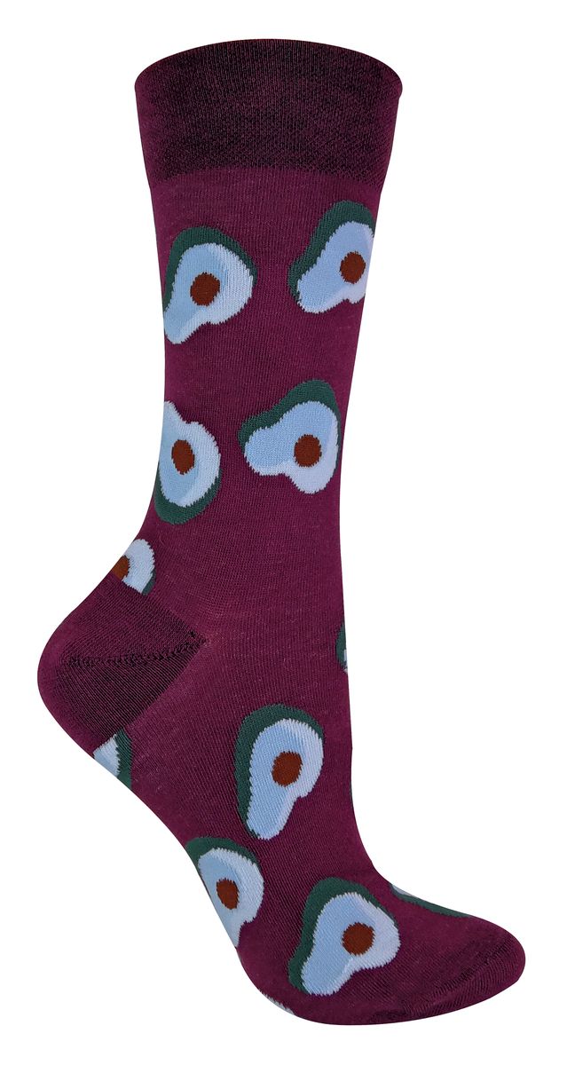 Baumwollsocken mit Avocado-Muster