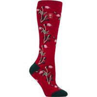 Florale Kniestrümpfe für Gummistiefel