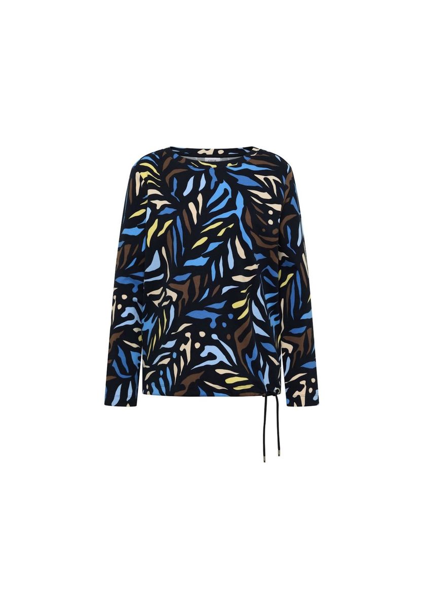 Sweatshirt mit Print aus Baumwollmischung