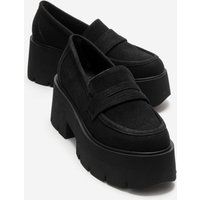 Chunky Plateau Penny Loafer