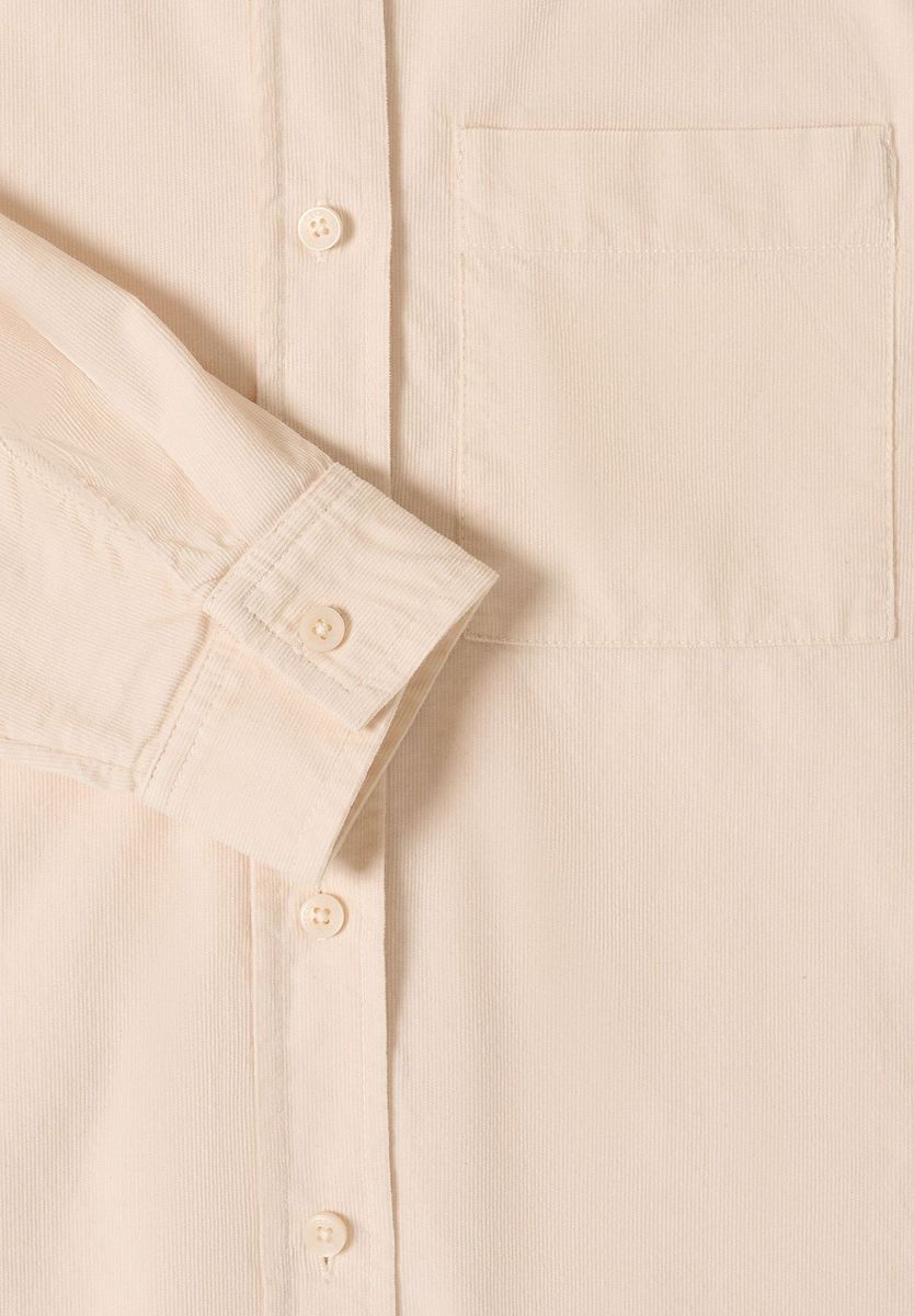 Klassisches Cordhemd für Damen