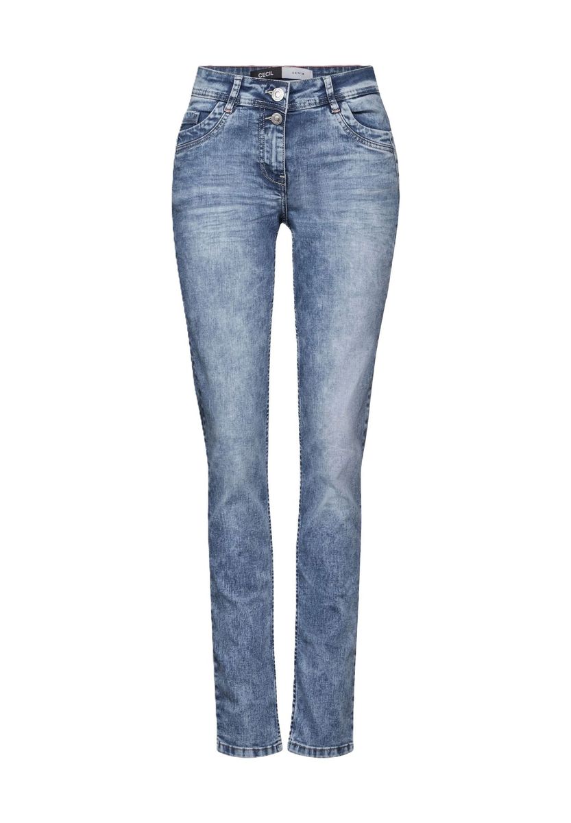 Lässige Jeans in Denim-Waschung