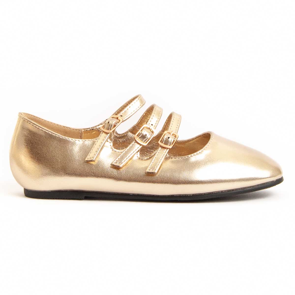 Mary Jane Ballerinas mit drei Riemchen