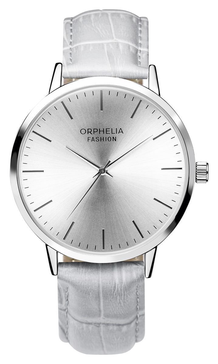 Minimalistische Analoguhr mit Lederarmband