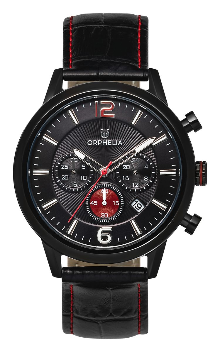 Limitierter Chronograph mit Lederarmband