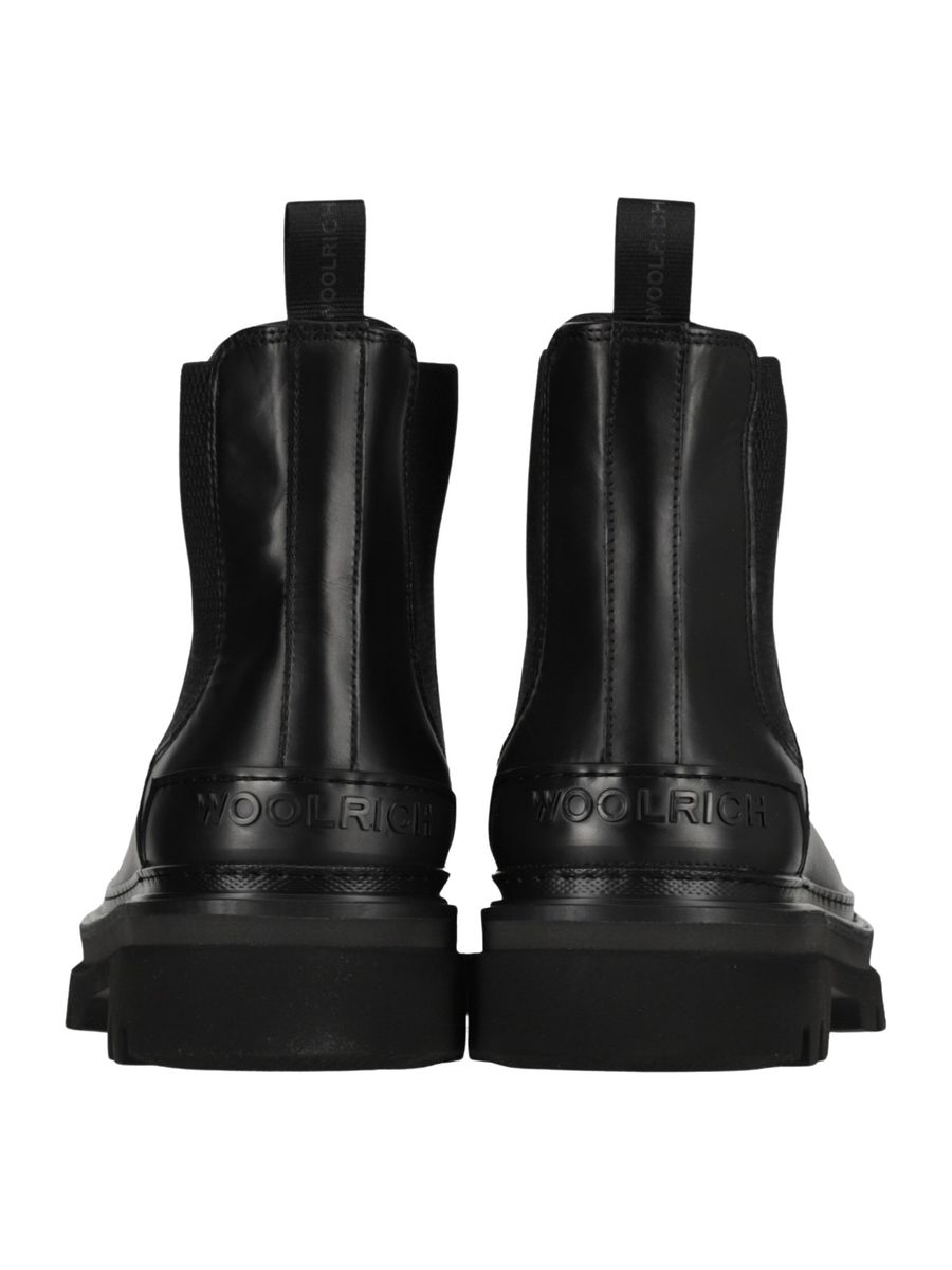 Leder-Chelsea-Boots mit Profilsohle