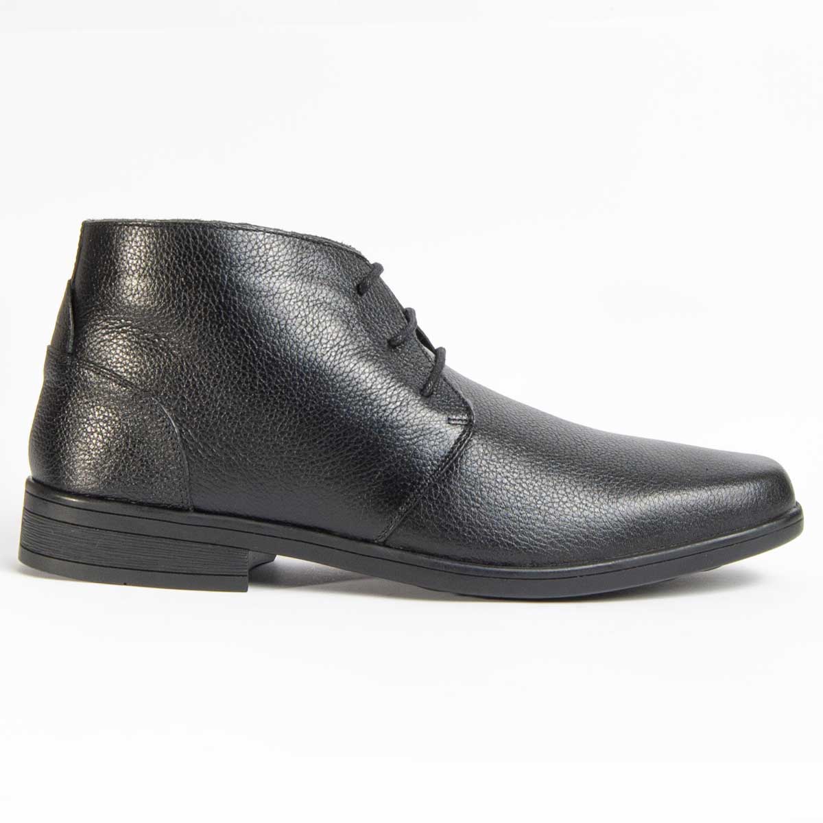 Elegante genarbte Leder-Chukka-Boots