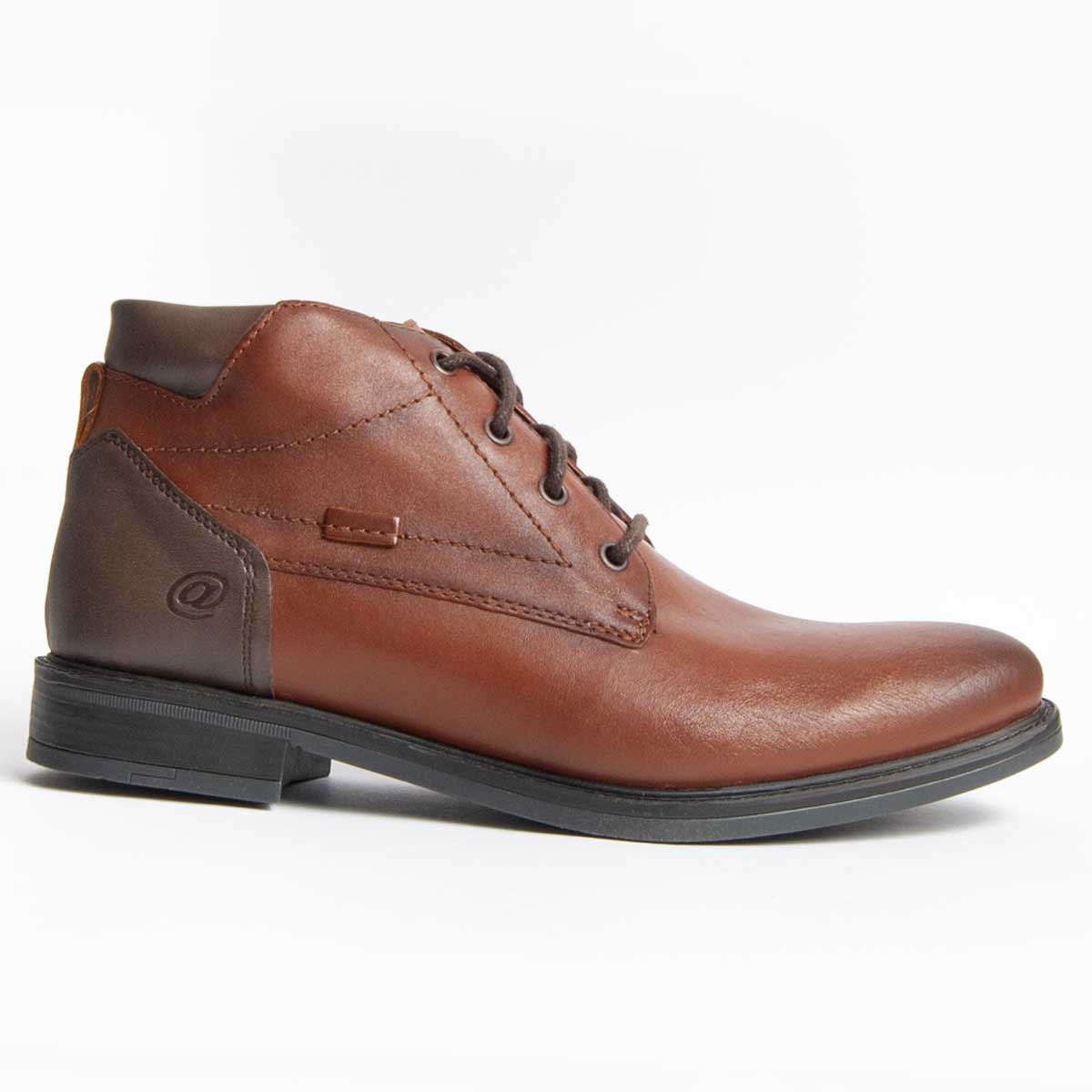 Geschnürte Lederstiefeletten