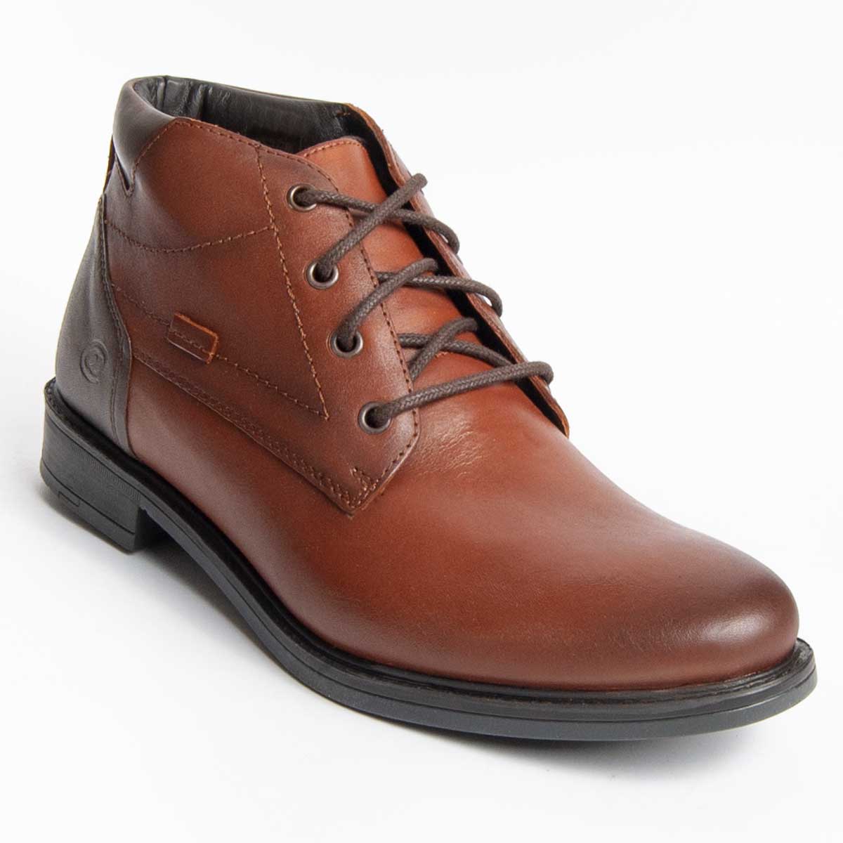 Elegante Leder-Chukka-Boots zum Schnüren