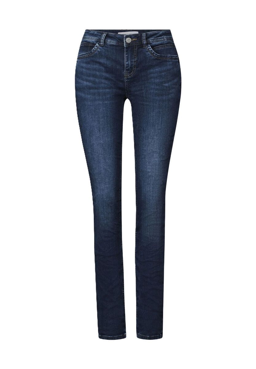 Lässige Dark-Wash-Denim-Jeans