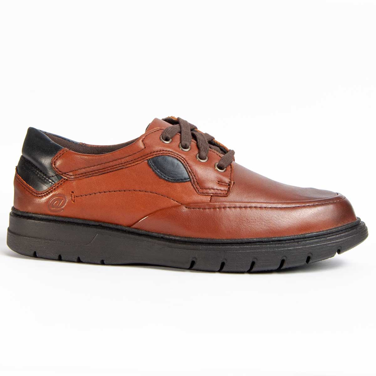 Robuste Komfort-Schnürschuhe aus Leder