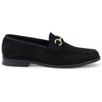 Klassische Wildleder-Loafer mit Trensenspange
